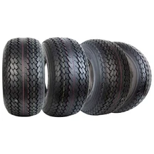 Set 4 Golf Cart Tires 18X8.5-8 6ply Tubeless Tire Multi-Terrain Tire