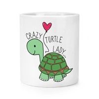 VerrüCkte SchildkröTe Damen Make-Up Pinsel Bleistift Topf - Lustig