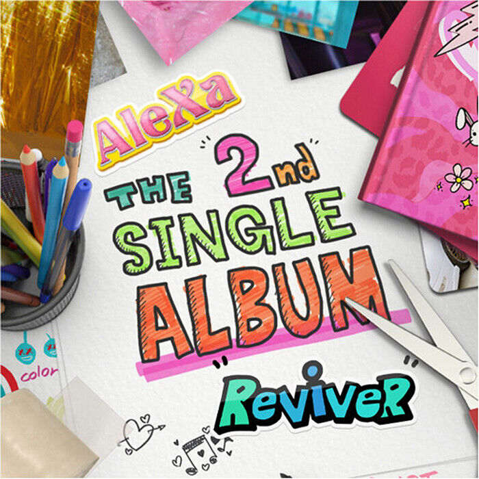 ALEXA [REVIVER] 2nd Single Album CD+Photo Book+Sticker+3ea Card K-POP SEALED