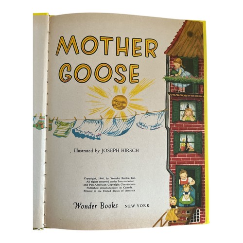Wonder Books Mother Goose by Joseph Hirsch 1946 - Picture 3 of 3