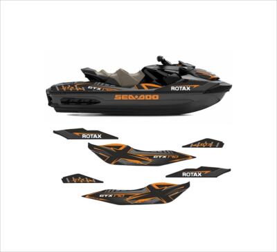 Gtx Limited Sea Doo Gtx 170 2021 Custom Stickers Set For Sea
