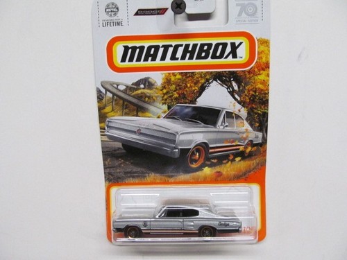 Voiture Miniature Matchbox Dodge Charger 1966 - Échelle 1:64, Occasion, Blister Fermé