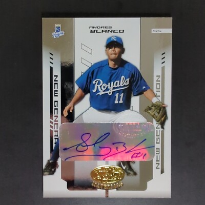 Andres Blanco 2004 Leaf Certified Materials New Generation #288 Auto 050/500 KC