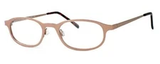 Fashion Optical Small Designer Reading Glasses Mill in Matte Brown 48 mm +2.75