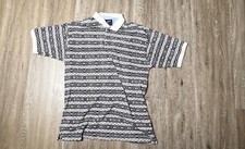 Vintage Wrangler Polo T-Shirt All Over Aztec Print Western Cowboy Men  s Size XL