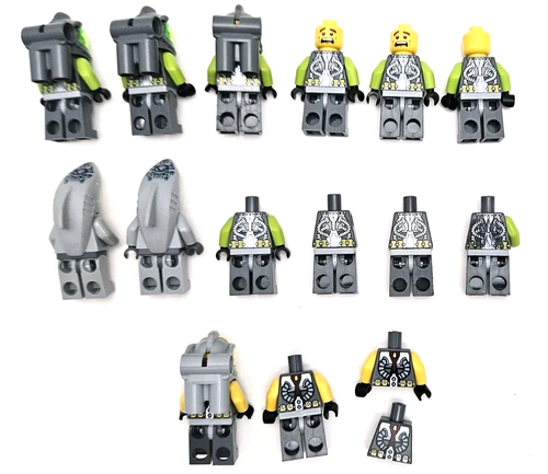 Lego Atlantis Minifigure Lot Shark Warriors Divers Mantas Spear Guns Fins Parts - Picture 8 of 9