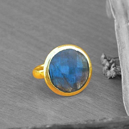 Bague Argent 925 Bleue MACARBAG-200325-C7 - Poids 6,11g, Occasion