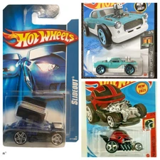 Lot of 3 Hot Wheels diecast 1:64 scale THE NASH , HEAD GASKET, SLIDEOUT New