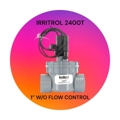 Irritrol 2400T 1 in. FPT Valve without Flow Control 1'' Female Inline Sprinkler
