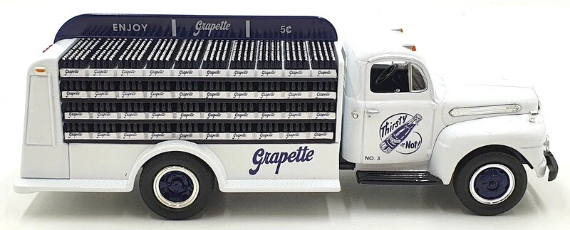 First Gear 1/34 Scale 19-1144 - 1951 Ford F-6 Bottler's Truck Grapette - Image 4 of 4