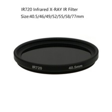40.5/46/49/52/55/58/77mm InfraRed Filter IR720 Infrared X-RAY IR Filter for DSLR
