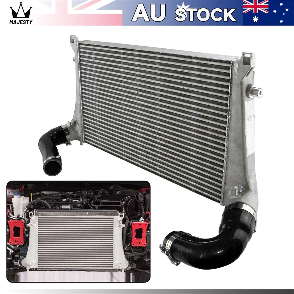 70MM Intercooler Kit For VW GTI Golf R MK7 EA888 Gne3 Audi A3/S3 1.8T 2.0T TSI - image 2 of 4