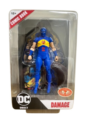 DC DIRECT COLLECTIBLES 7'' PAGE PUNCHERS DAMAGE ACTIONFIGUR MIT COMIC
