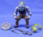 Playmates Vintage 1988 Teenage Mutant Ninja Turtles Rockstead Soft Head Loose