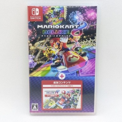 Nintendo Switch Mario Kart 8 Deluxe + Booster Course Pass JP Edit Good GP