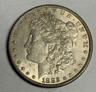 AU 1882-P Morgan Silver Dollar (rim), U.S. Almost Uncirculated