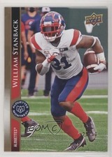 2021 Upper Deck CFL Gold 28/50 William Stanback #195 l5j