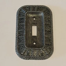 Vintage American Tack Hardware Toggle Light Switch Plate 1968