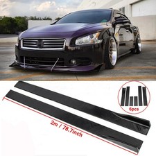 78,7'' Auto Seitenschweller Schweller Sideskirts Schwarz Für Nissan Micra 5 K14