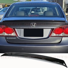 Spoiler For Honda Civic 2006-2011 4dr Sedan Oe Lip Style Trunk Wing Gloss Black