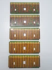 MARX FORT PITT/FORT DEARBORN STOCKADE PLAYSET WALLS - Set of 5 - Tin Litho