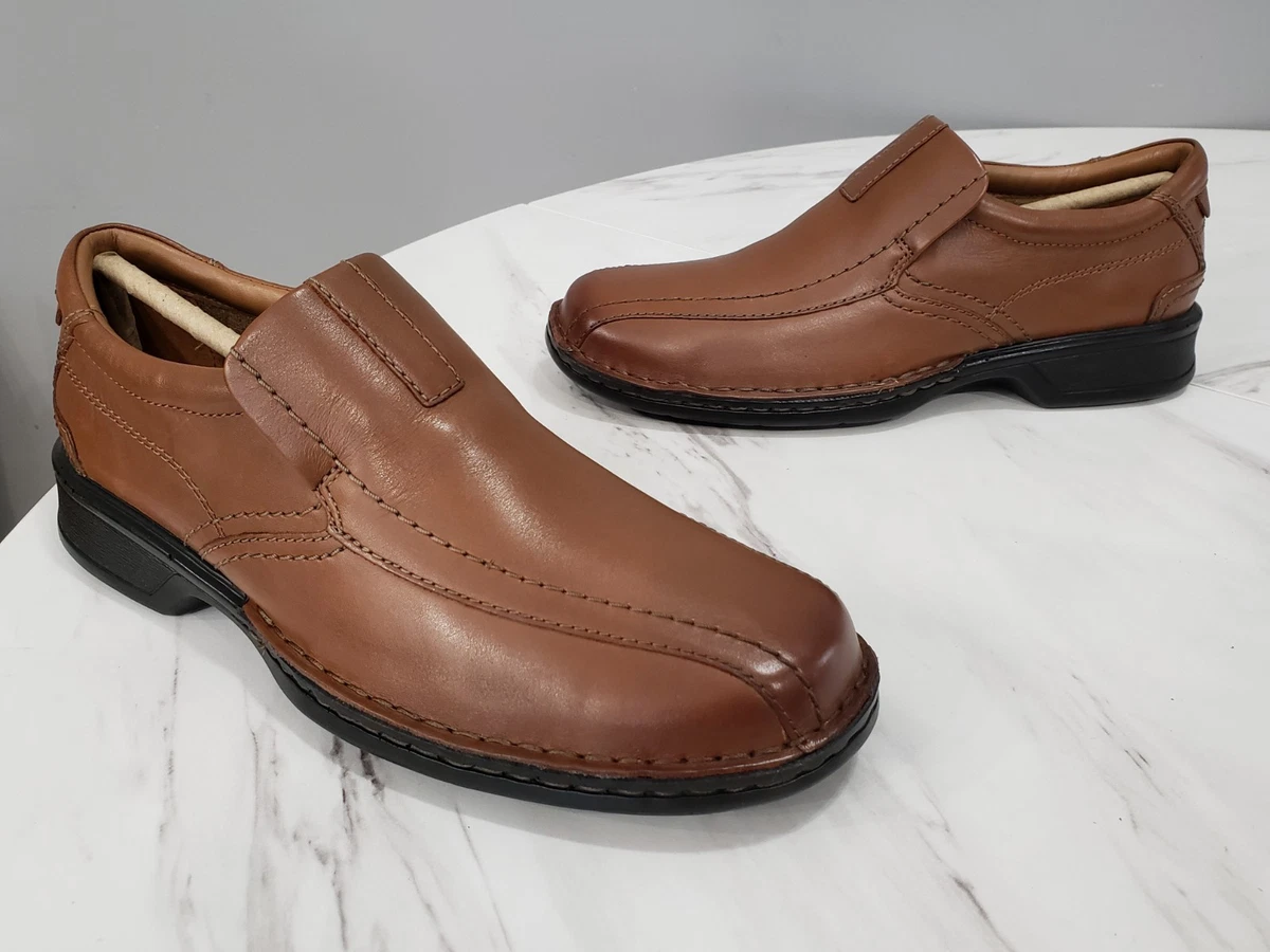 Clarks Brown Leather Men\'s Escalade Step Loafer Size 7.5 New NEW! CLARKS Men main image 3