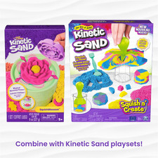 , 2Lbs Pink Play Sand, Moldable Sensory Toys for Kids, Resealable Bag Packag...