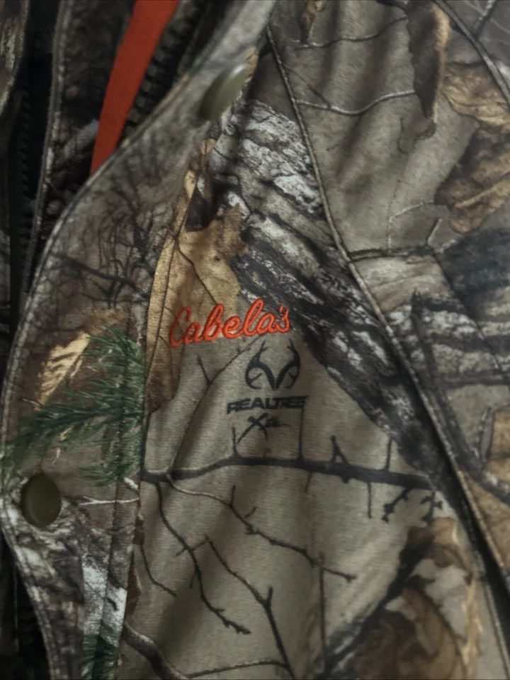 Mono RealTree Cabelas Para Hombres Grande Camuflaje Forrado Seco Plus Caza Mono Capucha Foto 2 de 4