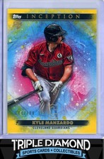 2024 Topps Inception Kyle Manzardo Rookie RC Citrine Yellow #044/199 E24