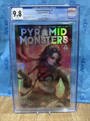 Pyramid Monsters 1  Jolzar Comic Ltd 4/10 Trade Ivan Tao Foil Graded Cgc 9.8