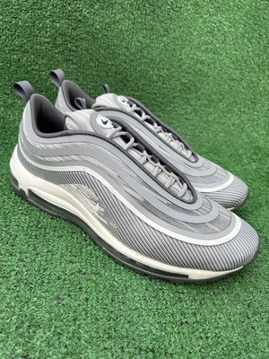 Nike Air Max 97 Ultra '17 Men s Size 10.5 Wolf Grey 918356-007 Sneakers Used