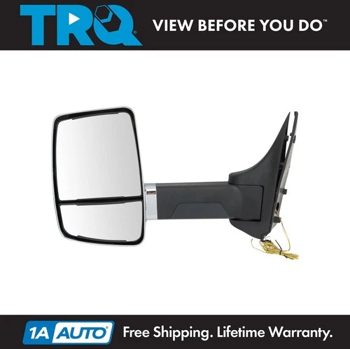 TRQ Left Mirror Fits 2003-2013 Ford E-250 2003-2019 E-350 Super Duty