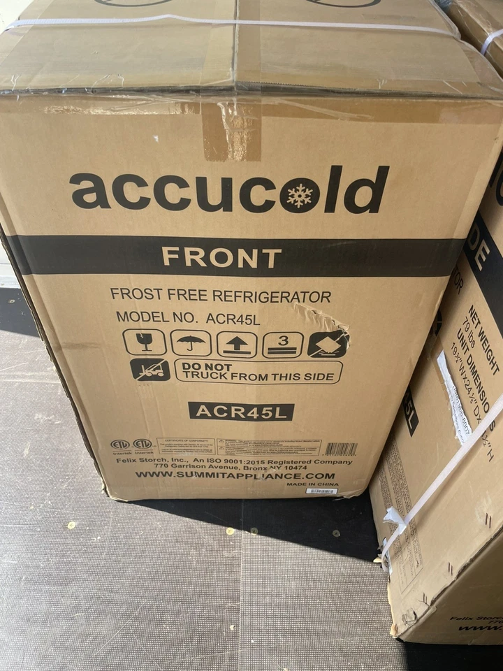 Summit ACR45LCAL Accucold 20" W 2,65 Cu. Refrigerador médico Ft. - blanco Foto 2 de 4