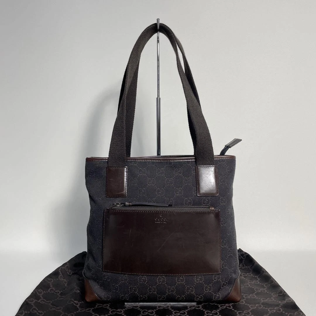 2503 131 Gucci GG sac à bandoulière en toile marron foncé #PG5LMR