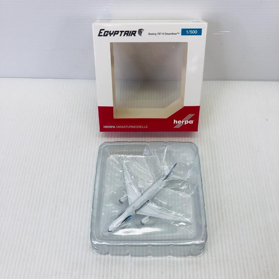 Herpa 1/500 787-9 エジプト航空 SU-GEU Herpa Wings 787-9 エジプト航空 SU-GEU 1/500[536844]