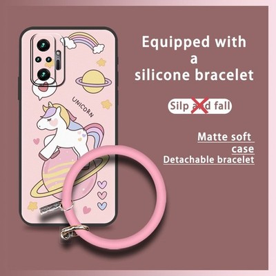 MYDING-Phone Case for Xiaomi Redmi Note10 Pro/Note10 Pro Max,  Bracelet Youth