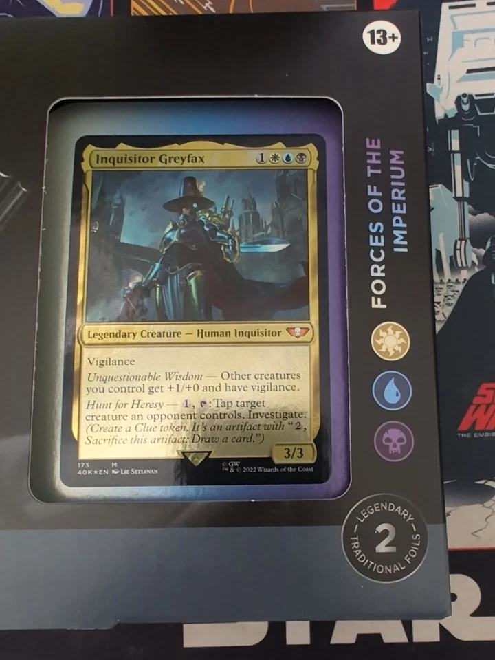 Magic the Gathering MTG Warhammer 40K Commander: Forces of Imperium Deck SEALED - Image 2 of 3