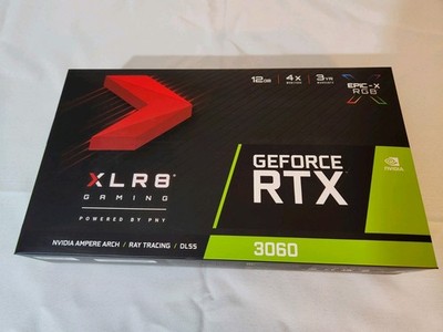 PNY GeForce RTX 3060 XLR8 Gaming 12GB GDDR6 Graphics Card RGB Lighting 
