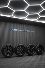 Genuine Skoda Octavia VRS 18" Alloy Wheels REFURBISHED VIPER BLACK With Tyres