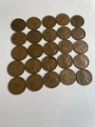 1/2 Roll 1927 S Lincoln Wheat Cents Penny Good or Better Condition 25 Coins
