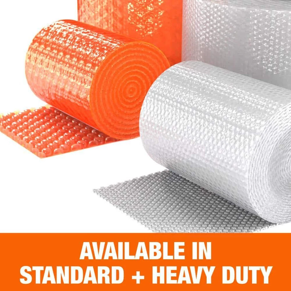 Bubble Cushion Wrap 24in x 90ft Clear Roll Packing Shipping Moving Supplies - Image 3 of 4