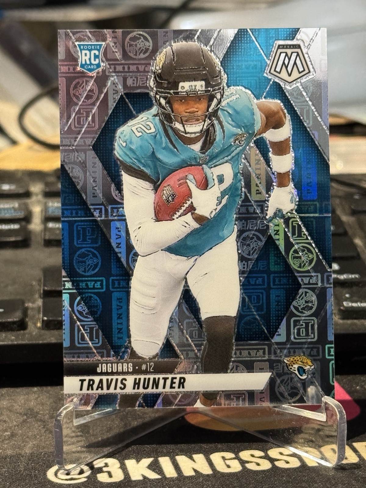 2025 Panini Mosaic - Rookies Travis Hunter #301 Silver Knight Prizm /149 (RC)