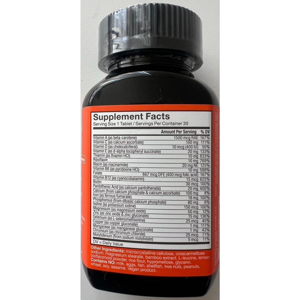 HUM Base Control - Daily Women's Multivitamin & Minerals w/B Complex ...