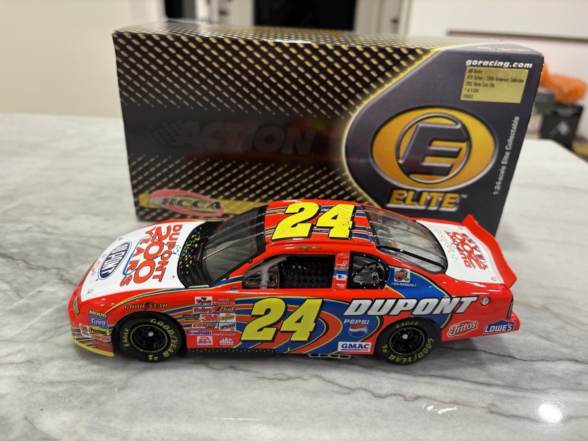 Jeff Gordon 2002 DuPont 200th Anniversary ELITE Nascar 1/24