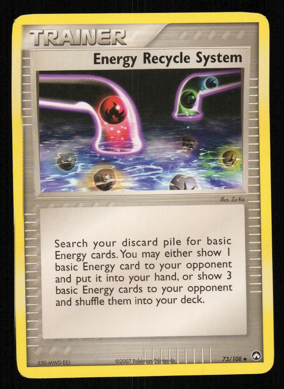 Energy Recycle System 73/108 Uncommon Power Keepers Pokemon Lightly Played