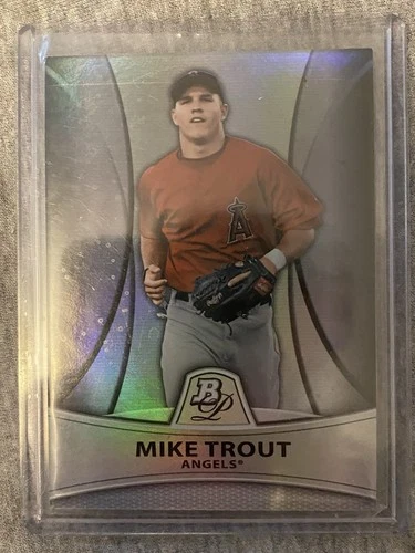 Mike Trout 2010 Bowman Platinum Prospects Refractor Rookie Card RC /999 #PP5