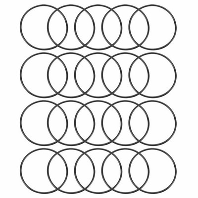 20Pcs Black 49mm Dia 2mm Thickness Nitrile Rubber O Ring   Sealing Grommets  #zc