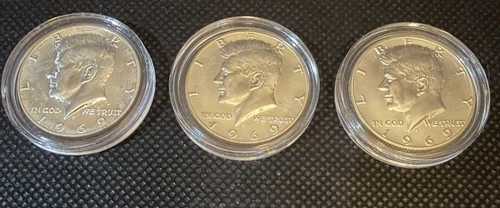 1969-S Kennedy Proof Half Dollar 50c 40% Silver Estate Coins (3 coins Pick of 1)