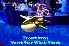 🔥🟢 [FISCH] | Frostbitten NorthStar WhaleShark | [FISCHMAS 2] Rod Material: 1/2