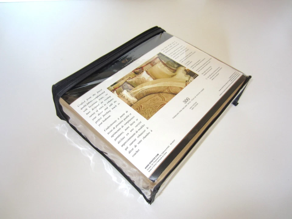 JUEGO COMPLETO DE SÁBANAS DOBLES VERATEX CASTILLA ORO MARRÓN SATINADO 300 HILOS ALGODÓN 15 NUEVO EN PAQUETE Foto 2 de 4